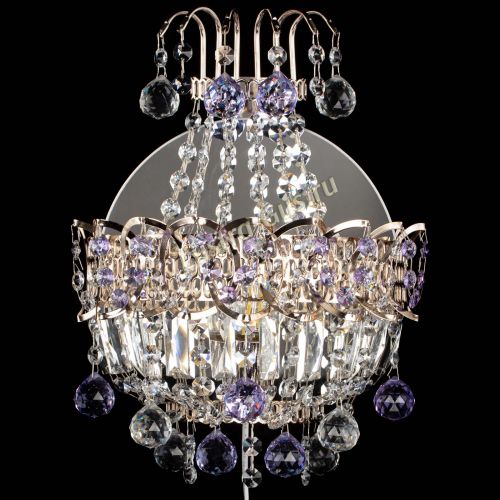 Бра Ника шар фиолетовая в Саратове Гусь Хрустальный