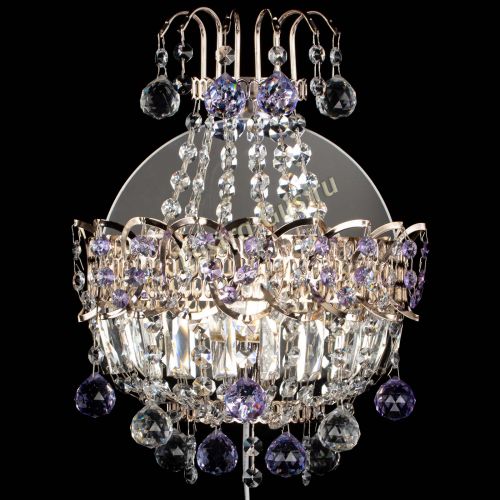 Бра Ника шар фиолетовая в Саратове Гусь Хрустальный