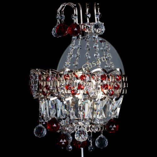 Бра Ника шар красная в Саратове Гусь Хрустальный