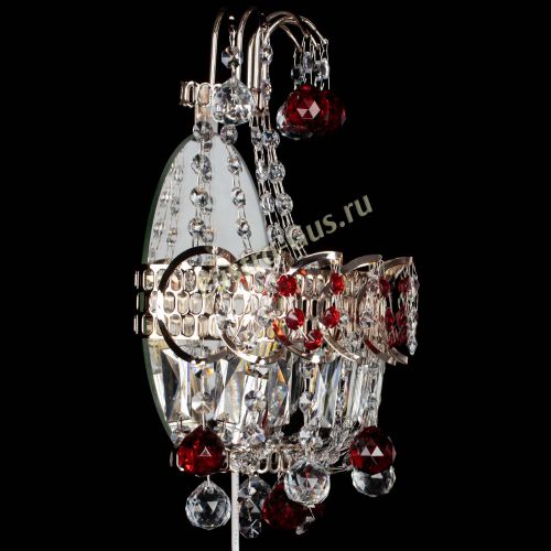Бра Ника шар красная в Саратове Гусь Хрустальный