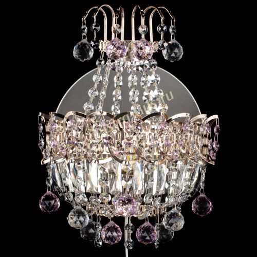 Бра Ника шар розовая в Саратове Гусь Хрустальный