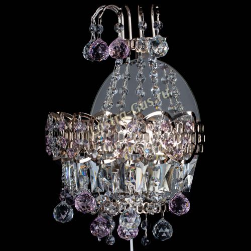 Бра Ника шар розовая в Саратове Гусь Хрустальный