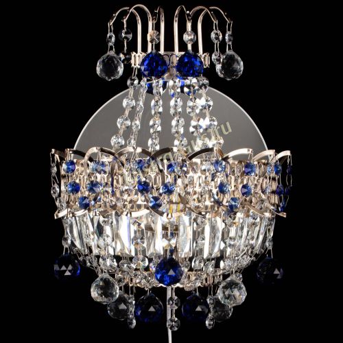 Бра Ника шар синяя в Саратове Гусь Хрустальный