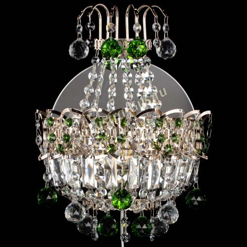 Бра Ника шар зеленая в Саратове Гусь Хрустальный