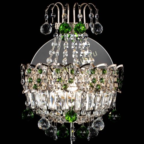 Бра Ника шар зеленая в Саратове Гусь Хрустальный