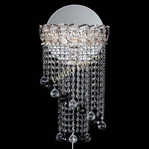 Бра Омега №1 черная в Саратове Гусь Хрустальный