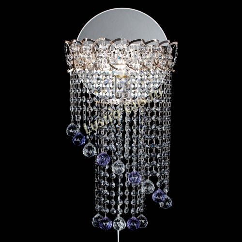 Бра Омега №1 фиолетовая в Саратове Гусь Хрустальный