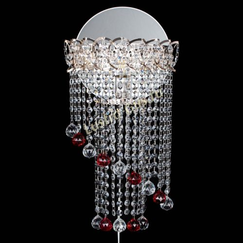 Бра Омега №1 красная в Саратове Гусь Хрустальный