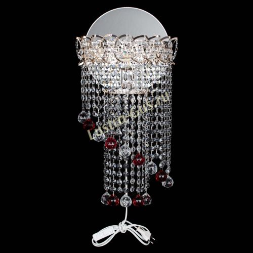 Бра Омега №1 красная в Саратове Гусь Хрустальный