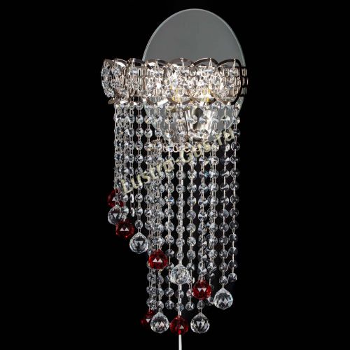 Бра Омега №1 красная в Саратове Гусь Хрустальный