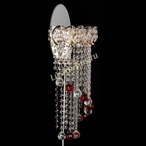 Бра Омега №1 красная в Саратове Гусь Хрустальный