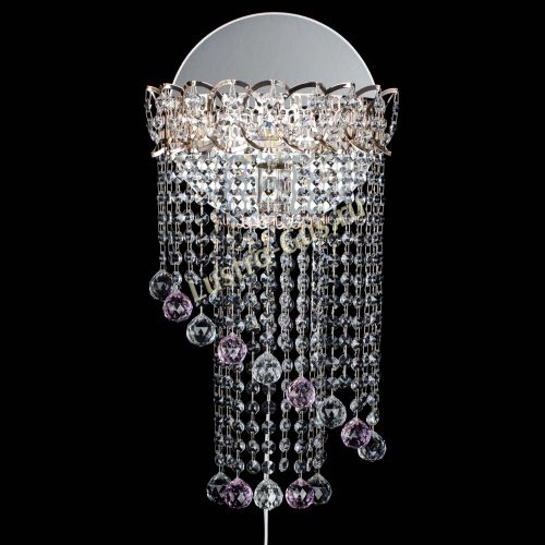 Бра Омега №1 розовая в Саратове Гусь Хрустальный