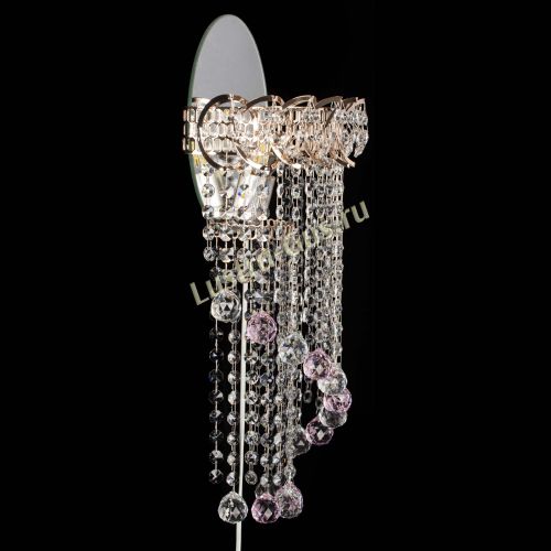 Бра Омега №1 розовая в Саратове Гусь Хрустальный