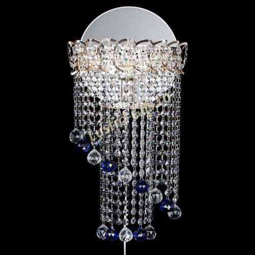 Бра Омега №1 синяя в Саратове Гусь Хрустальный