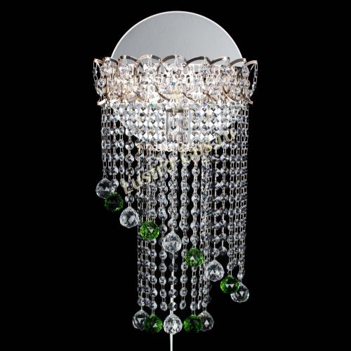 Бра Омега №1 зеленая в Саратове Гусь Хрустальный