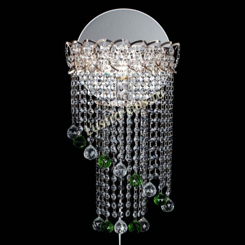 Бра Омега №1 зеленая в Саратове Гусь Хрустальный