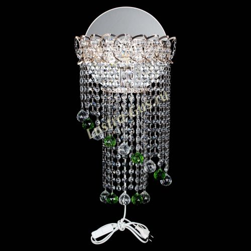 Бра Омега №1 зеленая в Саратове Гусь Хрустальный