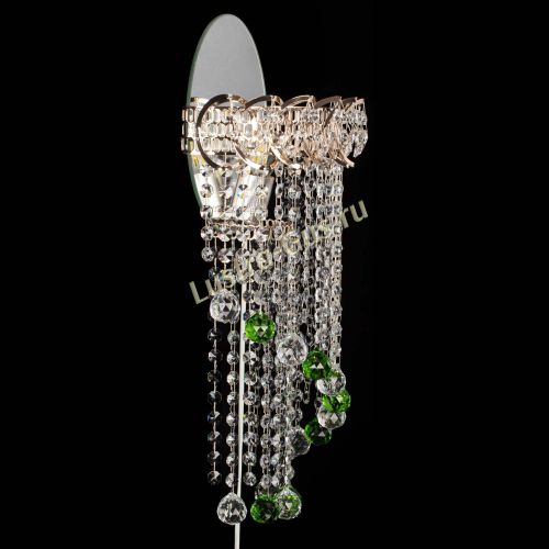 Бра Омега №1 зеленая в Саратове Гусь Хрустальный