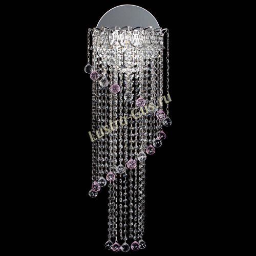 Бра Омега №3 розовая в Саратове Гусь Хрустальный