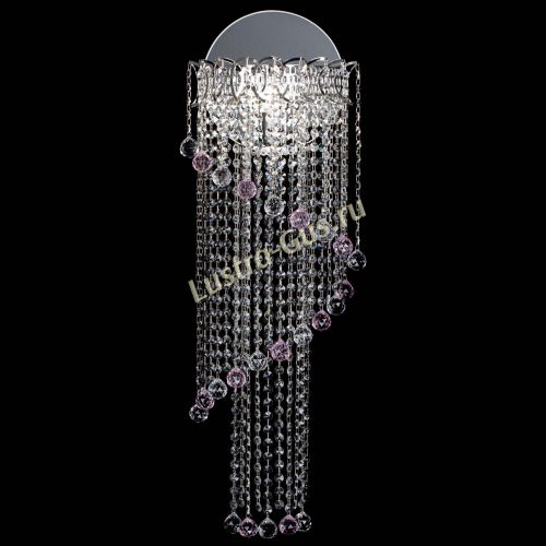 Бра Омега №3 розовая в Саратове Гусь Хрустальный