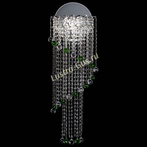 Бра Омега №3 зеленая в Саратове Гусь Хрустальный