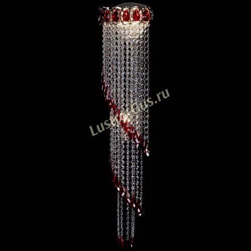 Бра Омега №4 красная в Саратове Гусь Хрустальный