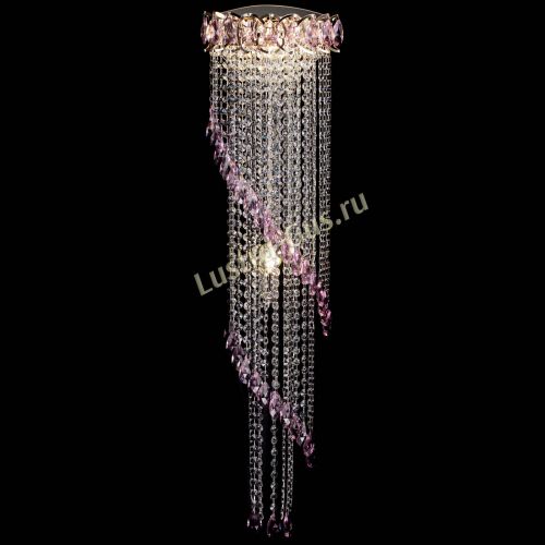 Бра Омега №4 розовая в Саратове Гусь Хрустальный