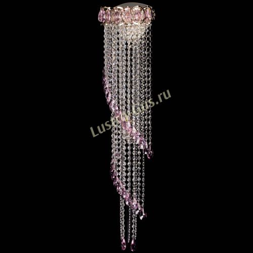 Бра Омега №4 розовая в Саратове Гусь Хрустальный