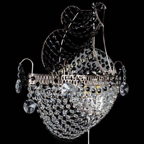 Бра Парусник №1 черная в Саратове Гусь Хрустальный