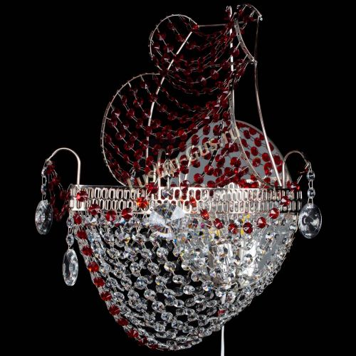 Бра Парусник №1 красная в Саратове Гусь Хрустальный