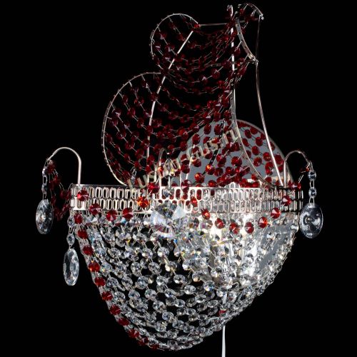 Бра Парусник №1 красная в Саратове Гусь Хрустальный