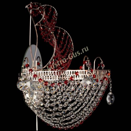 Бра Парусник №1 красная в Саратове Гусь Хрустальный