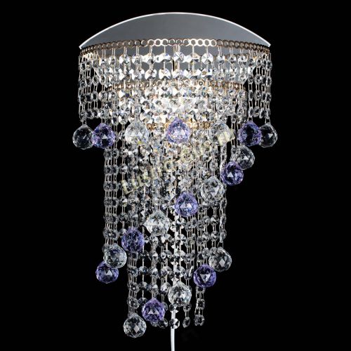 Бра Пирамида №3 фиолетовая в Саратове Гусь Хрустальный