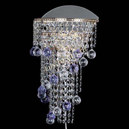 Бра Пирамида №3 фиолетовая в Саратове Гусь Хрустальный