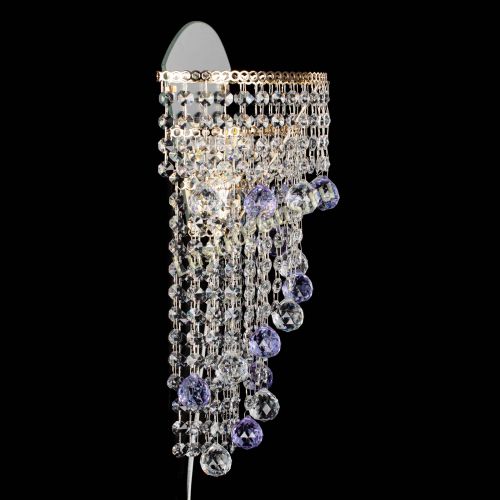 Бра Пирамида №3 фиолетовая в Саратове Гусь Хрустальный