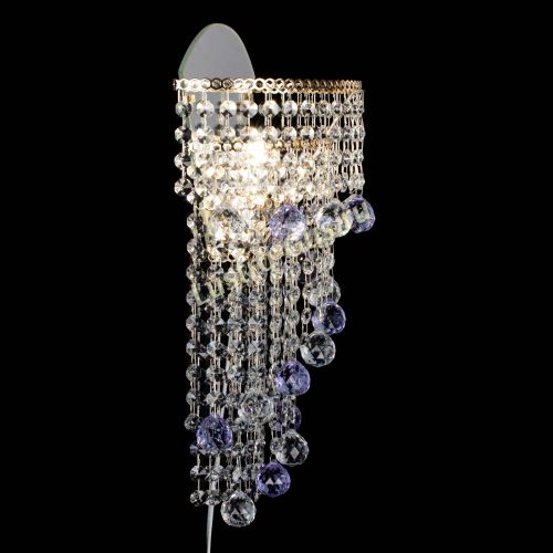 Бра Пирамида №3 фиолетовая в Саратове Гусь Хрустальный