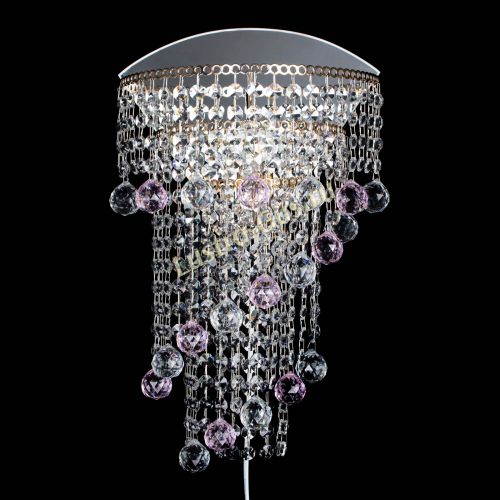 Бра Пирамида №3 розовая в Саратове Гусь Хрустальный