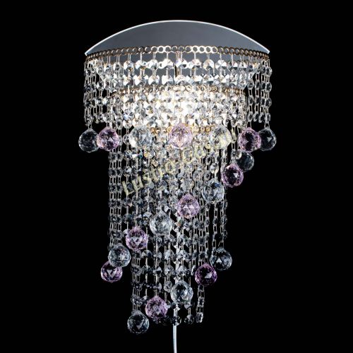 Бра Пирамида №3 розовая в Саратове Гусь Хрустальный