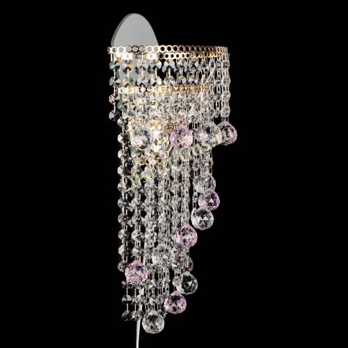 Бра Пирамида №3 розовая в Саратове Гусь Хрустальный