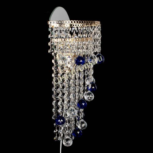 Бра Пирамида №3 синяя в Саратове Гусь Хрустальный