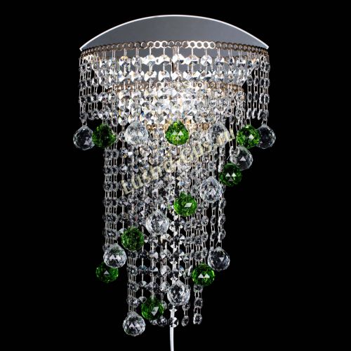 Бра Пирамида №3 зеленая в Саратове Гусь Хрустальный