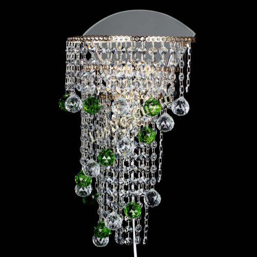 Бра Пирамида №3 зеленая в Саратове Гусь Хрустальный