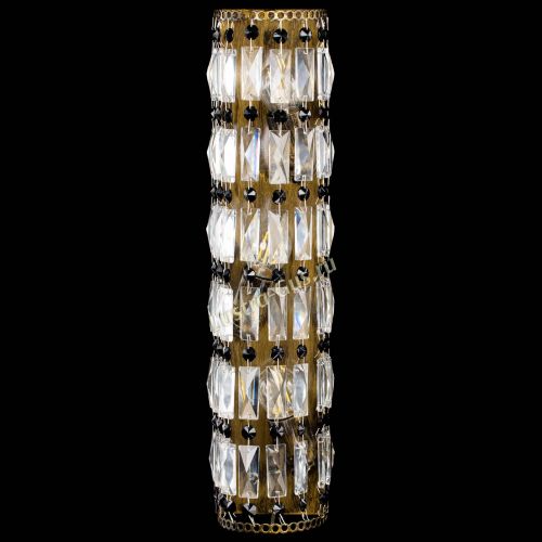 Бра Прямоугольник пластинка под бронзу Черная в Саратове Гусь Хрустальный