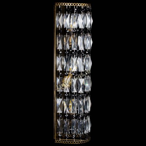 Бра Прямоугольник пластинка под бронзу Черная в Саратове Гусь Хрустальный