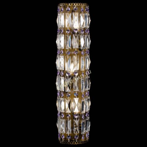 Бра Прямоугольник пластинка под бронзу Фиолетовая в Саратове Гусь Хрустальный