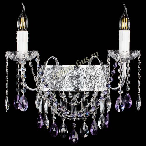 Бра Свеча Восток №2 фиолетовая в Саратове Гусь Хрустальный