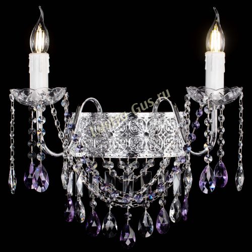 Бра Свеча Восток №2 фиолетовая в Саратове Гусь Хрустальный