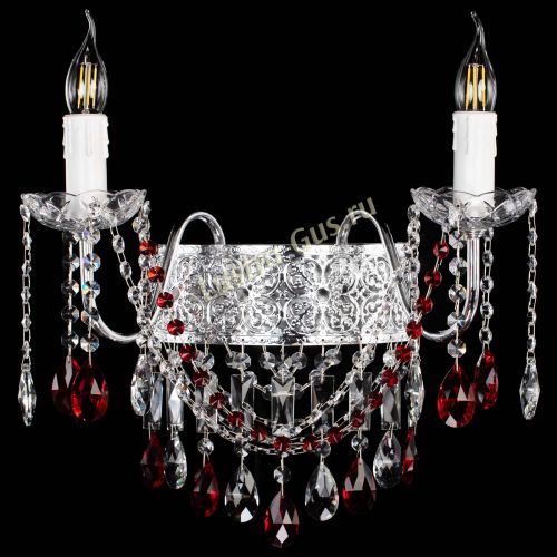 Бра Свеча Восток №2 красная в Саратове Гусь Хрустальный