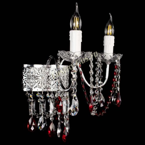 Бра Свеча Восток №2 красная в Саратове Гусь Хрустальный