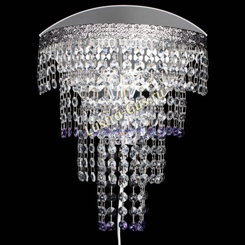 Бра Токката оптикон фиолетовая в Саратове Гусь Хрустальный